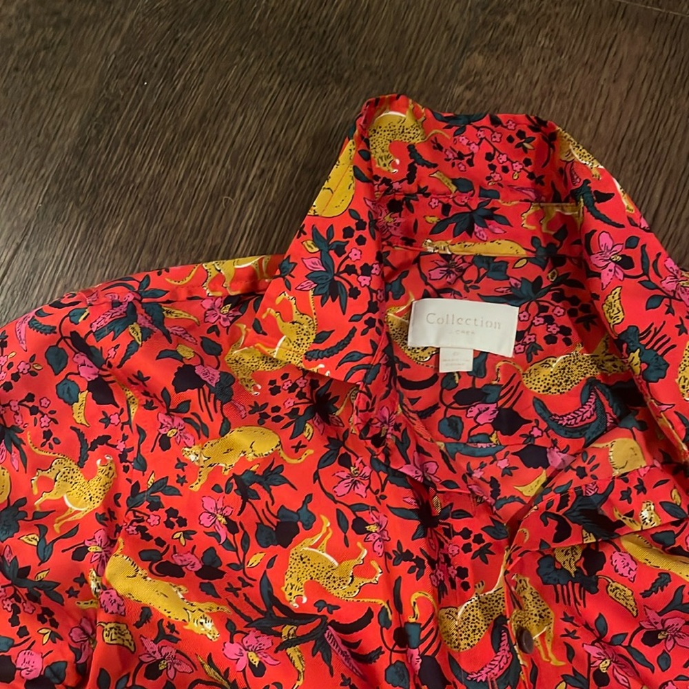 Collection J. Crew silk button up